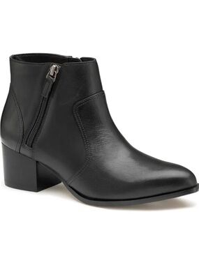 Johnston & Murphy Trista Zip Pointed Toe Bootie Size 9